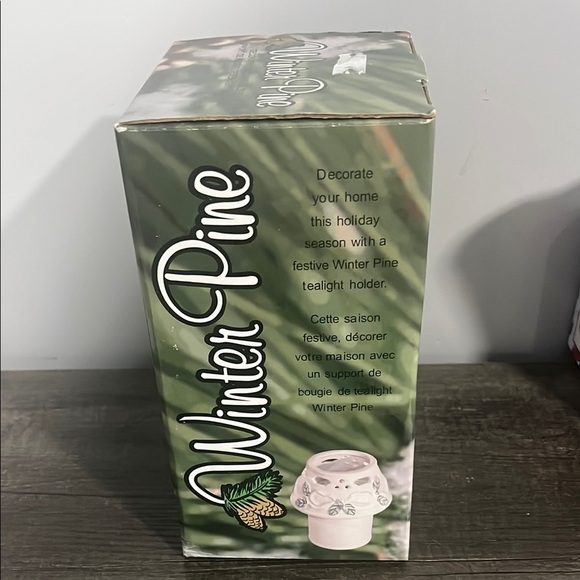 Holiday Tealight Holder - White - Picture 2 of 3